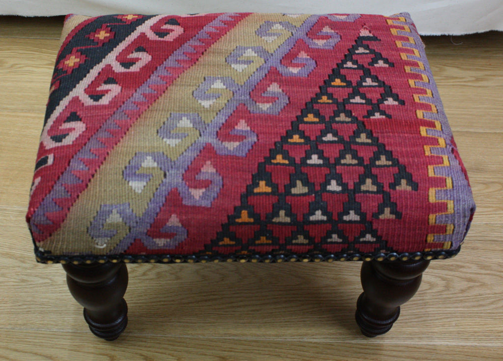 kilim footstool